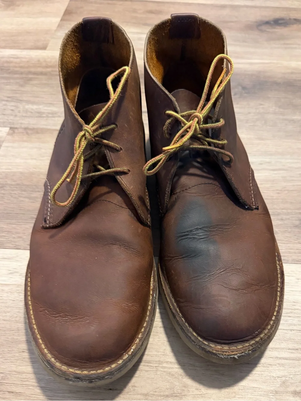 Red Wing Weekender Heritage Chukka Work Boots Mens 12 D 3322 Brown Leather